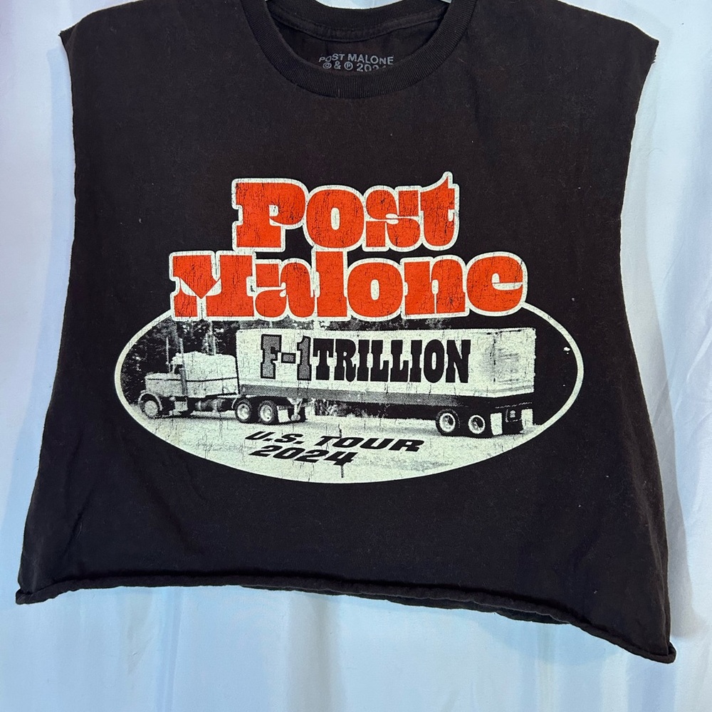 Women’s Post Malone Black Graphic Tee 2024